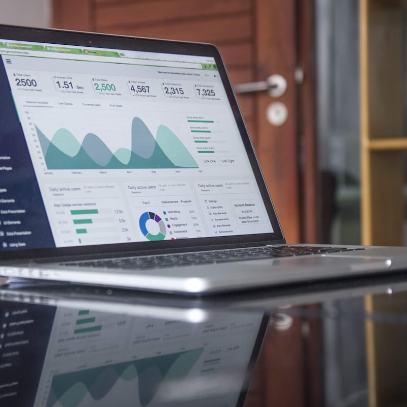 Marketing analytics dashboard
